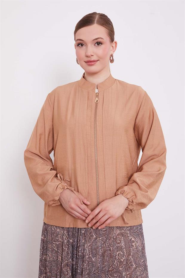 Camel Etnik Desen Etek Takım