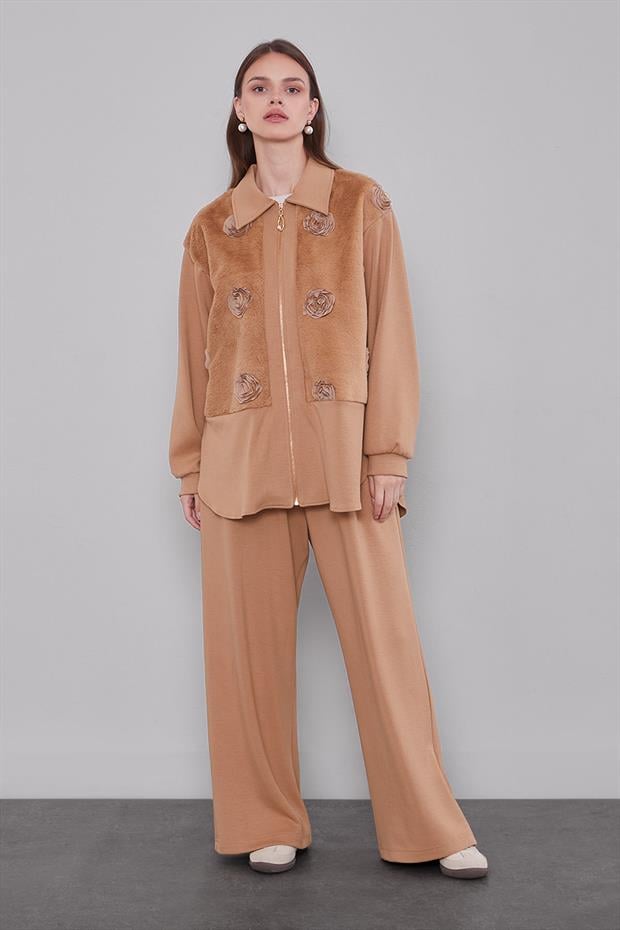 Camel Gül Detaylı İkili Takım