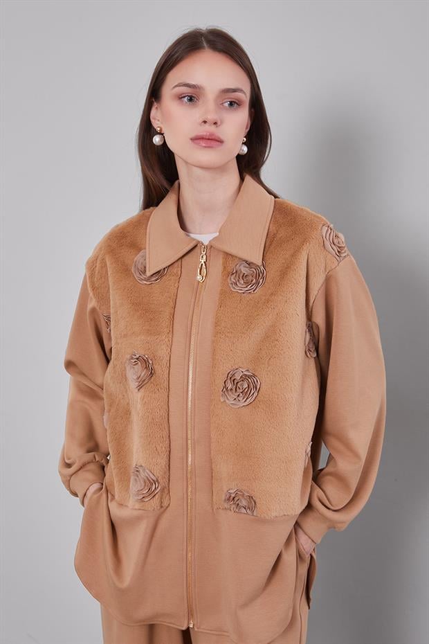 Camel Gül Detaylı İkili Takım