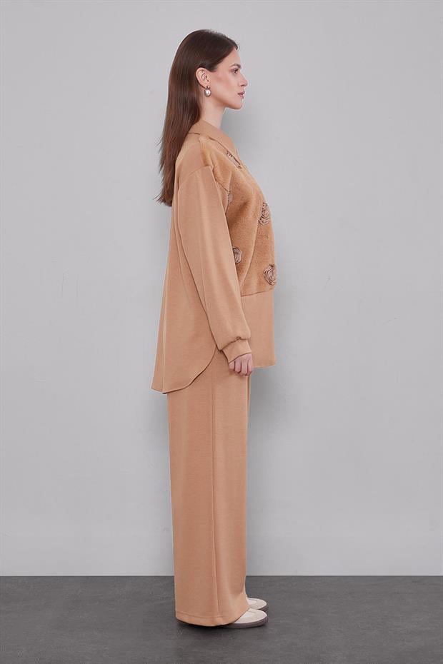 Camel Gül Detaylı İkili Takım