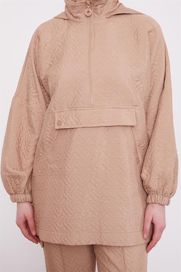 Camel Kapüşonlu Spor Takım