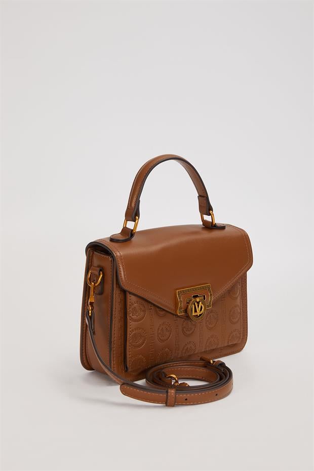 Camel Kare Form El Çantası