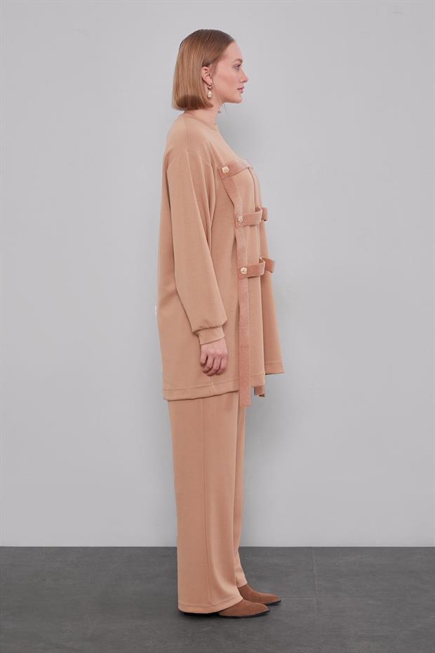 Camel Kare Görünümlü İkili Takım