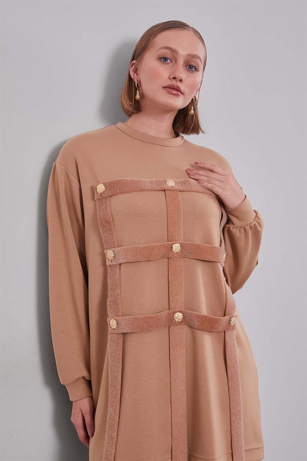 Camel Kare Görünümlü İkili Takım