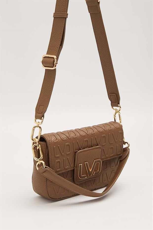 Camel Kısa Askılı Dokulu Omuz Çantası