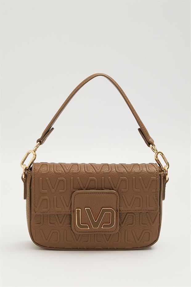 Camel Kısa Askılı Dokulu Omuz Çantası