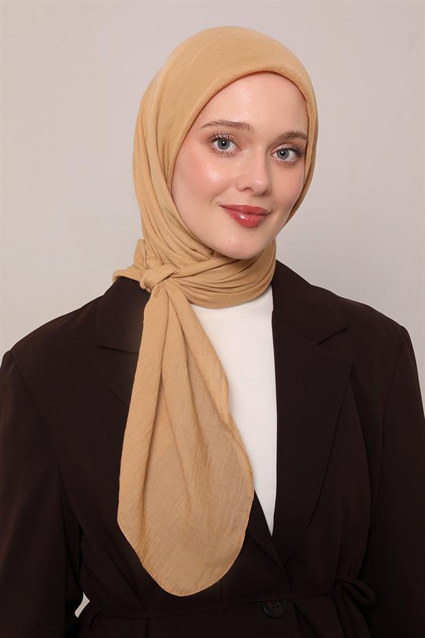 Camel Lux Pamuk Cazz Eşarp