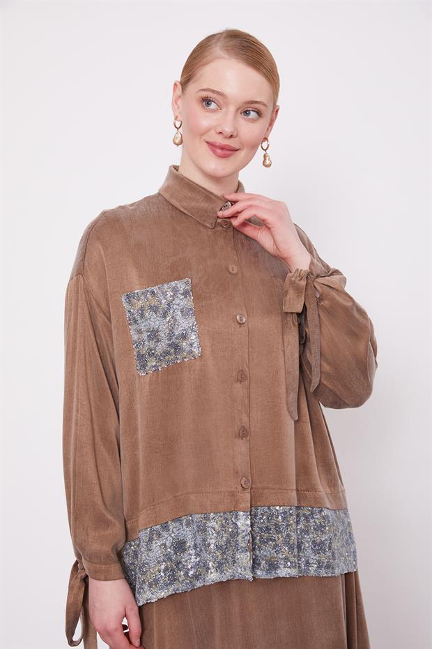 Camel Pul Payet Detaylı Cupra İkili Takım