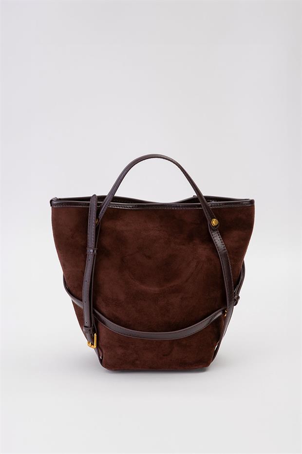 Camel Üçgen Form El Çantası