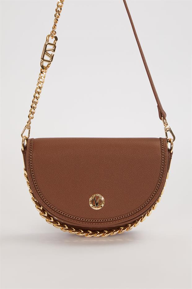 Camel Yarım Ay Model Zincir Detay Omuz Çantası