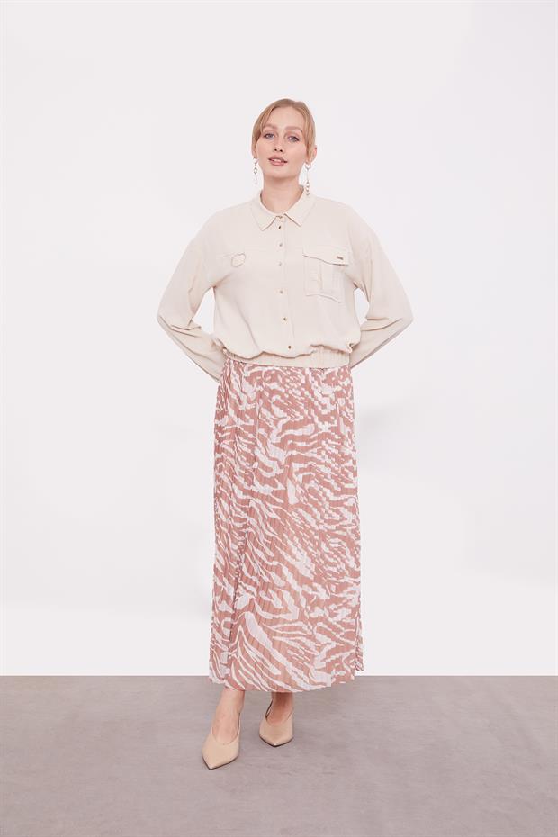 Camel Zebra Desen Etek