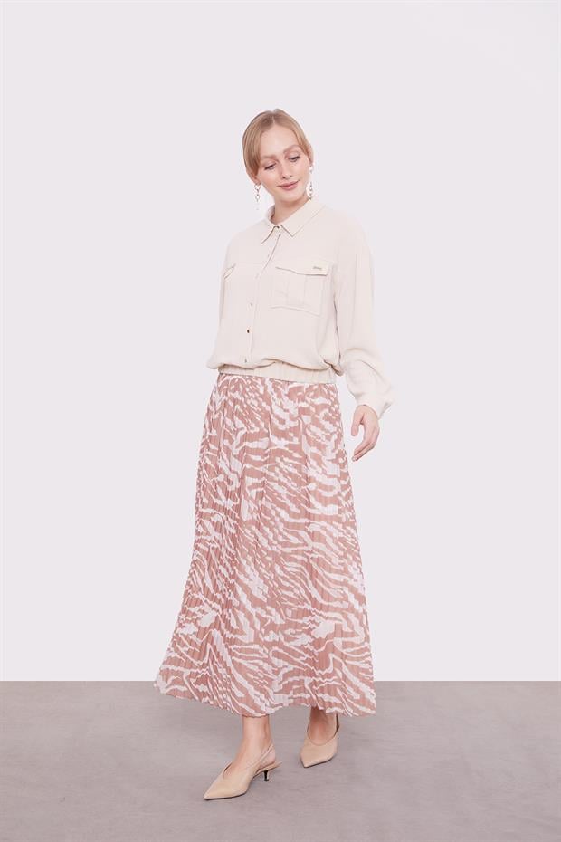 Camel Zebra Desen Etek