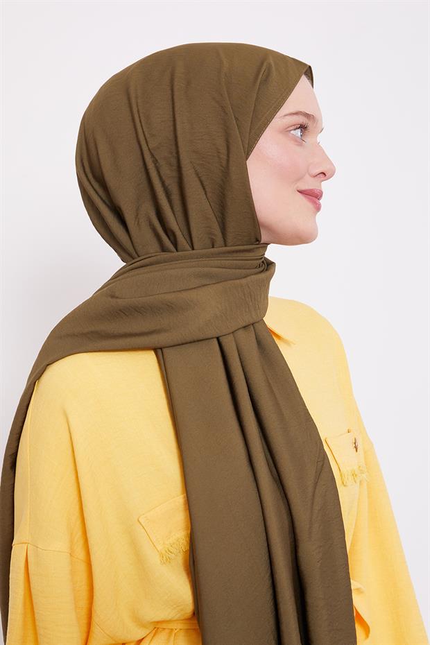 Çimen Yeşili Leola Düz Şal