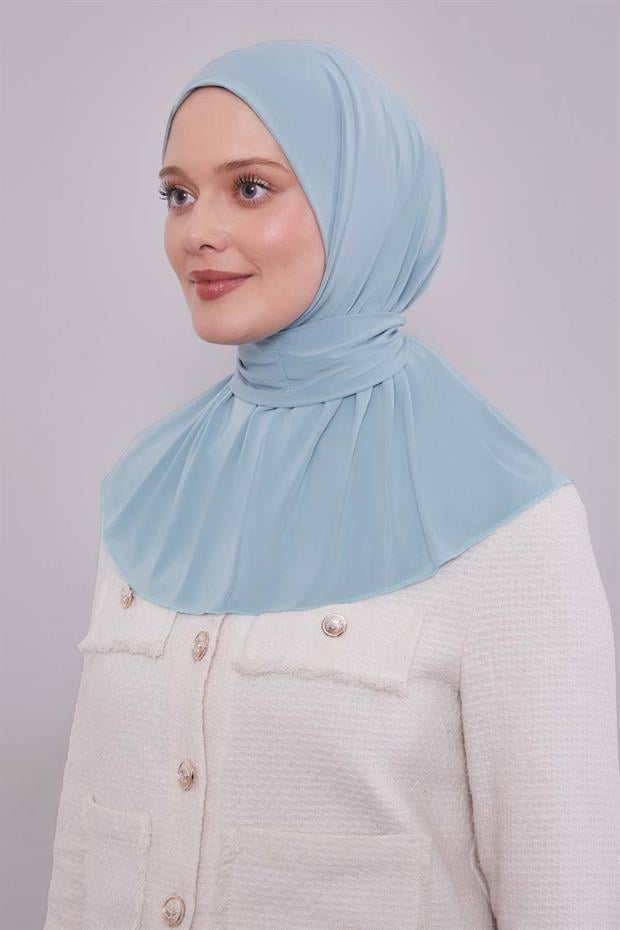 Çimen Yeşili Pratik Spor Çıtçıt Şal Bone