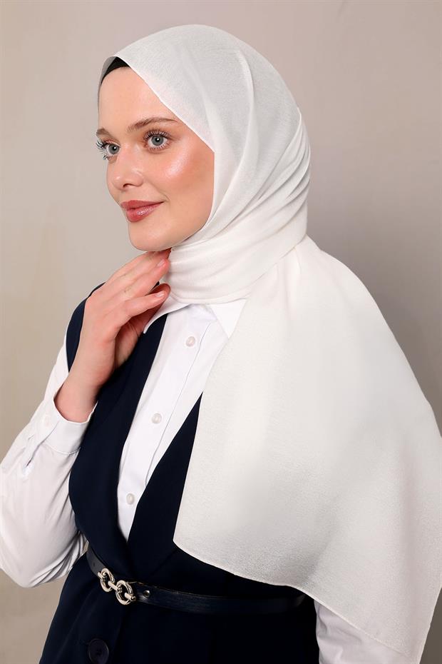 Ekru Simli Bodrum Şal