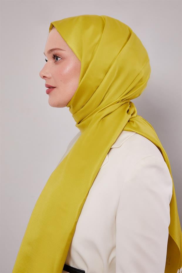 Fıstık Yeşili İpek Şal