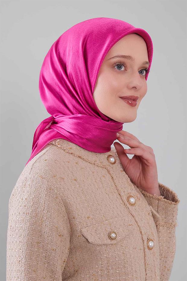 Fuşya Janjan Eşarp