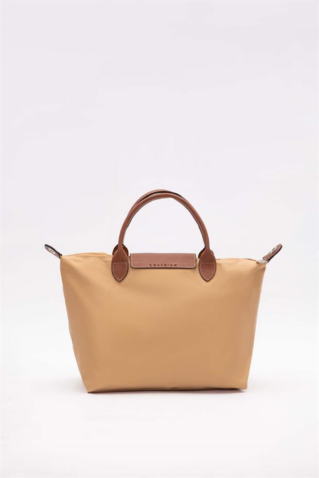 Gold Deri Kapaklı Omuz Çantası