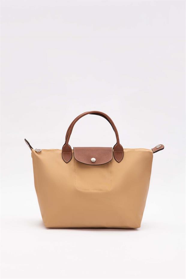 Gold Deri Kapaklı Omuz Çantası