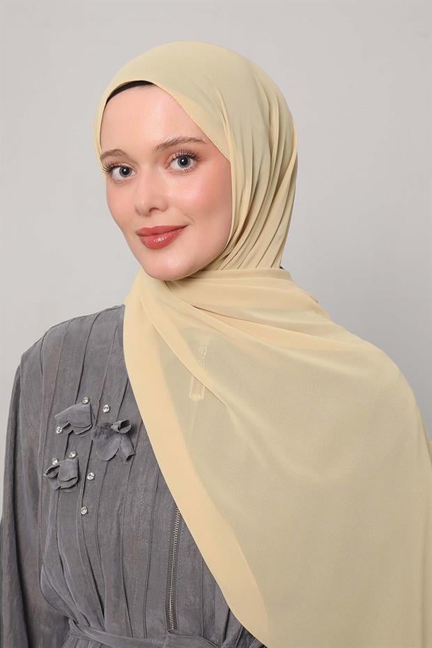 Gold Lux Şifon Şal