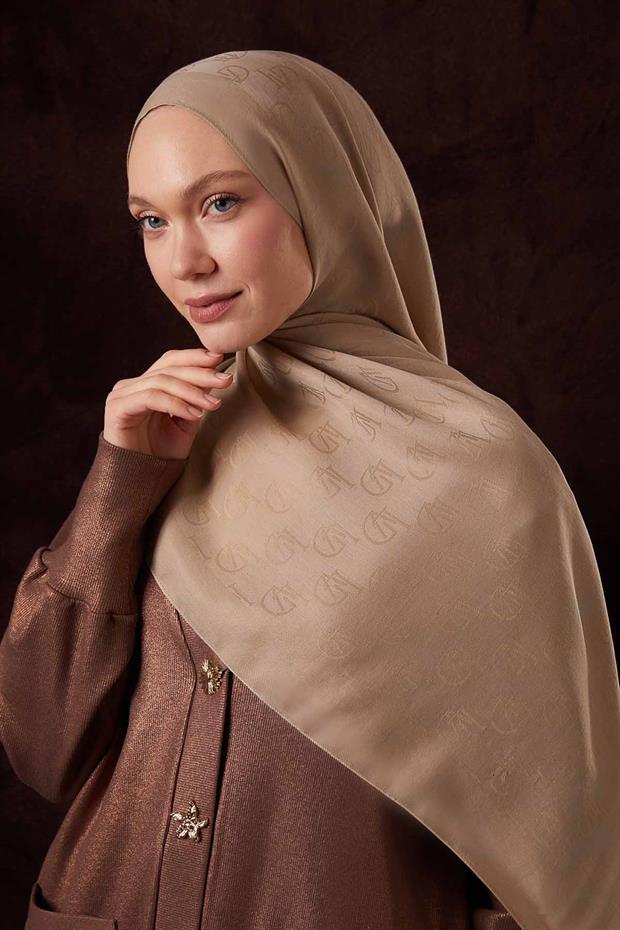 Gold LVD Baskılı Naia Jakar Şal