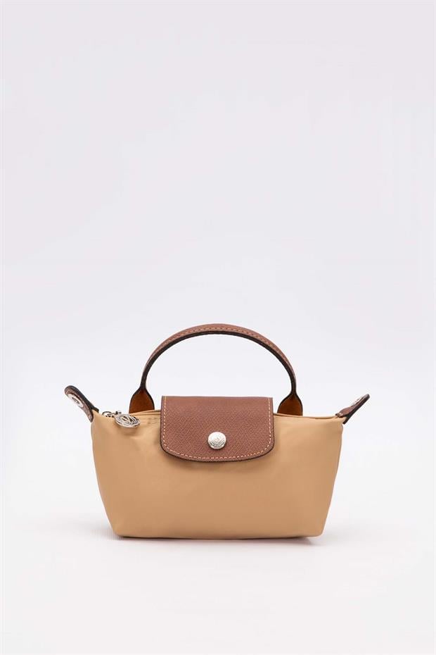Gold Mini Boy Deri Kapak Detaylı El Çantası