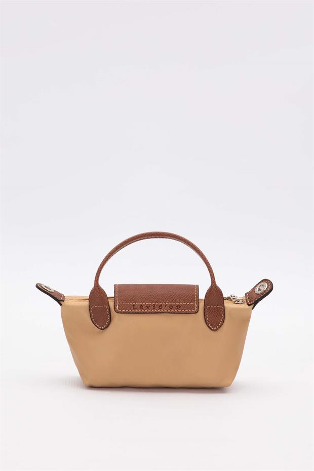 Gold Mini Boy Deri Kapak Detaylı El Çantası