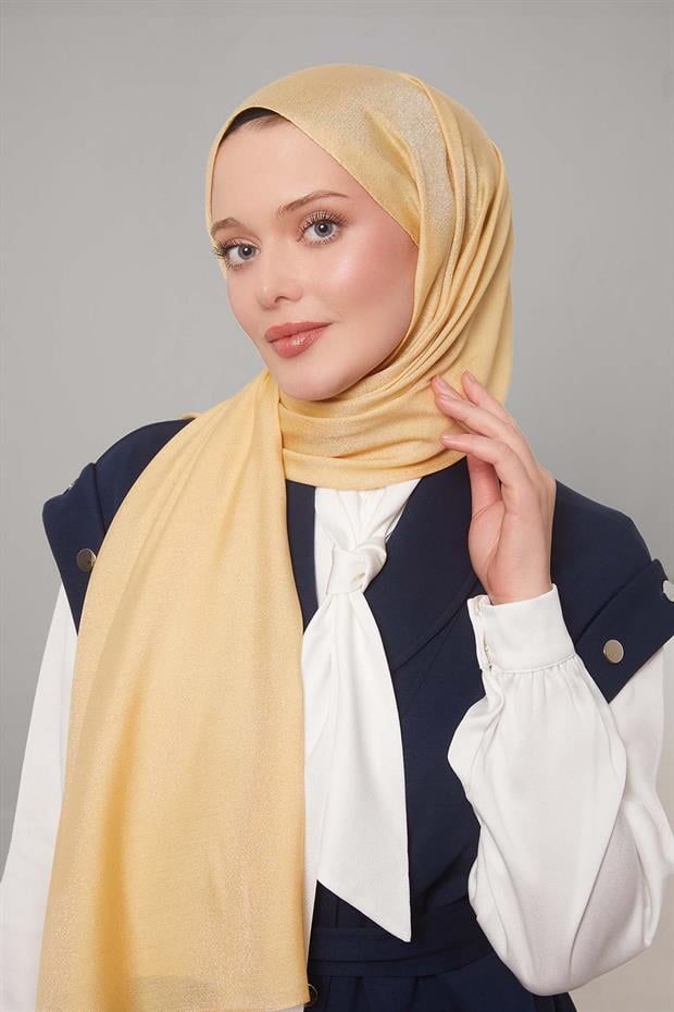 Gold Simli Bodrum Şal