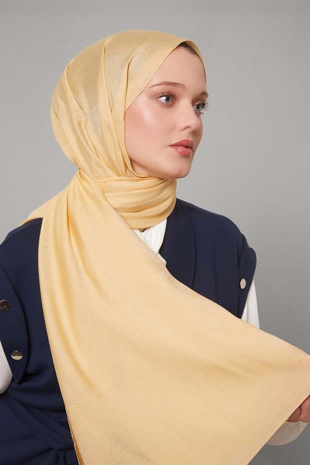 Gold Simli Bodrum Şal