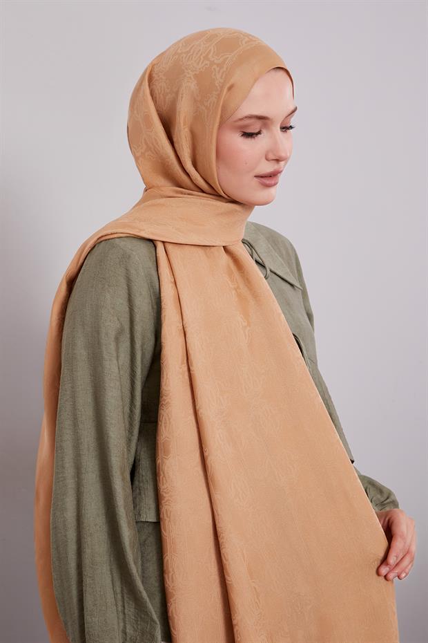 Gold Tuğra Desen Grazia Şal