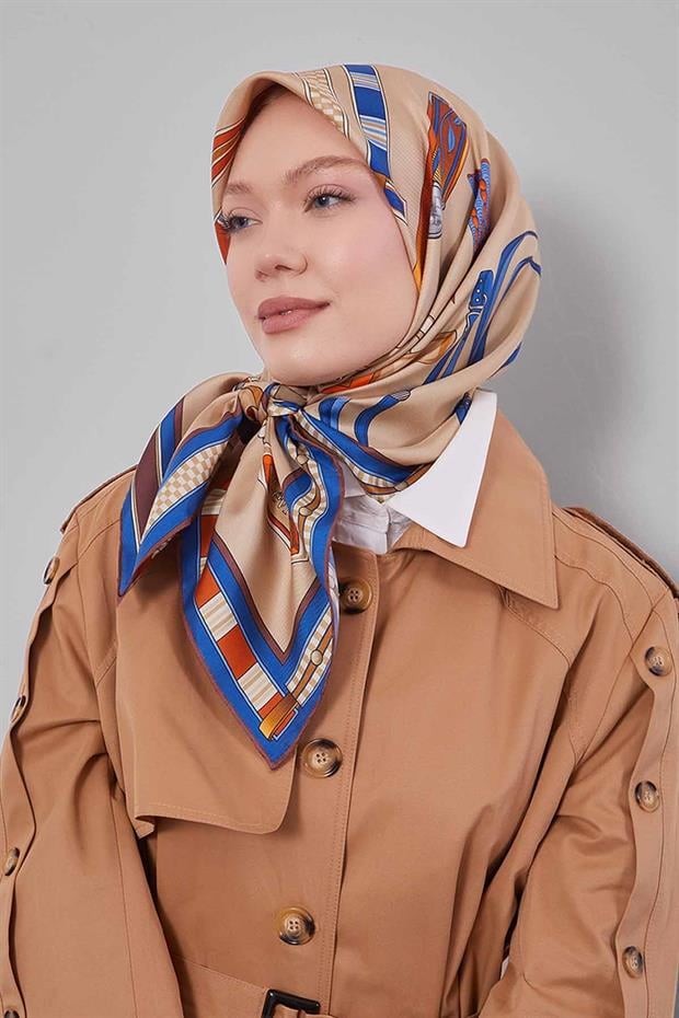 Gold Twill İpek Eşarp Lunera Koleksiyonu