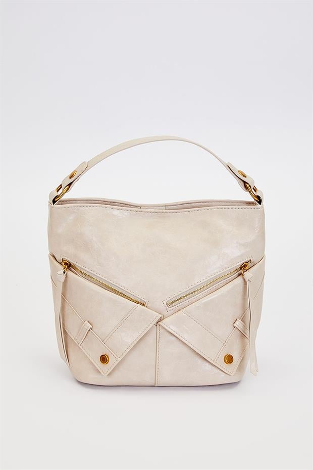 Gri Cep Görünümlü El Çantası