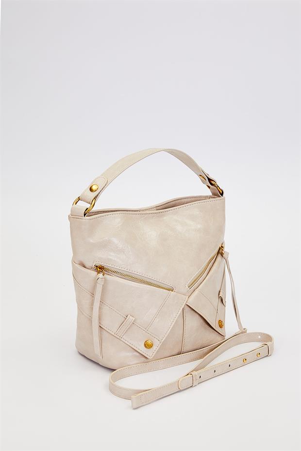 Gri Cep Görünümlü El Çantası