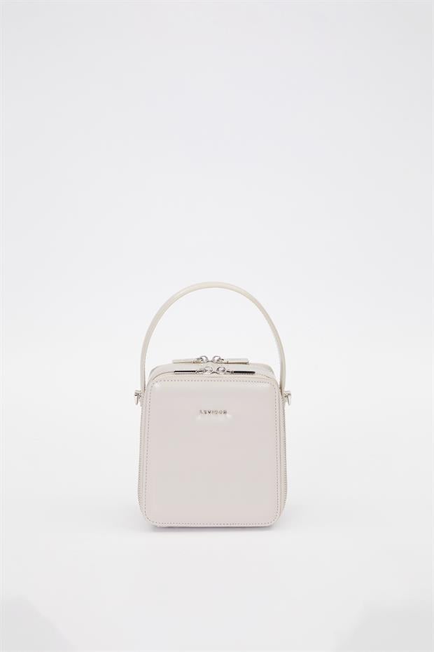 Gri Dikdörtgen Model Omuz Çantası