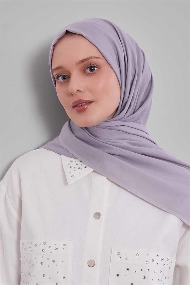 Gri Düz Tensel Şal