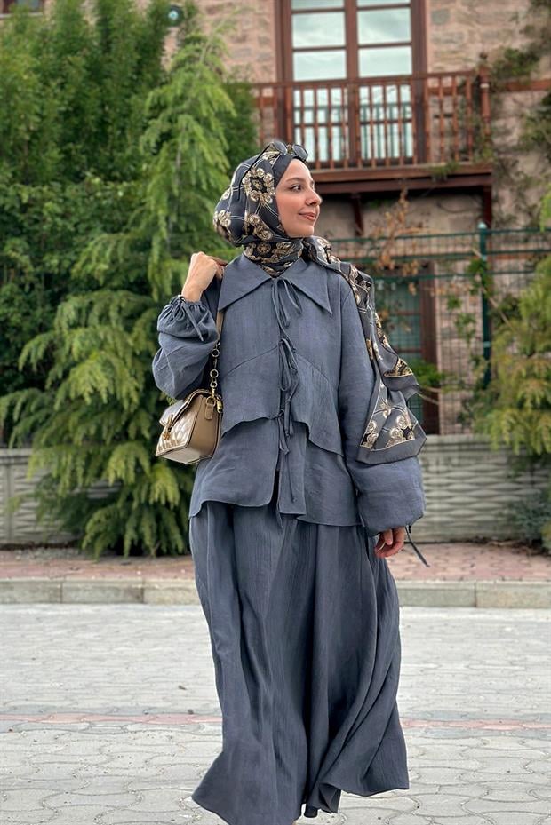 Gri ETEKLİ TAKIM
