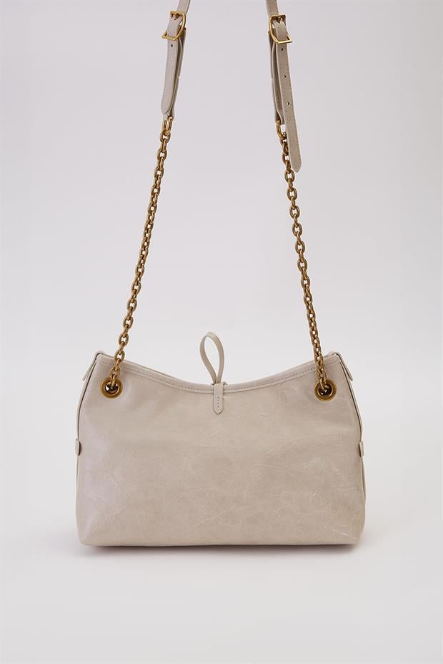 Gri Fiyonk Model Omuz Çantası