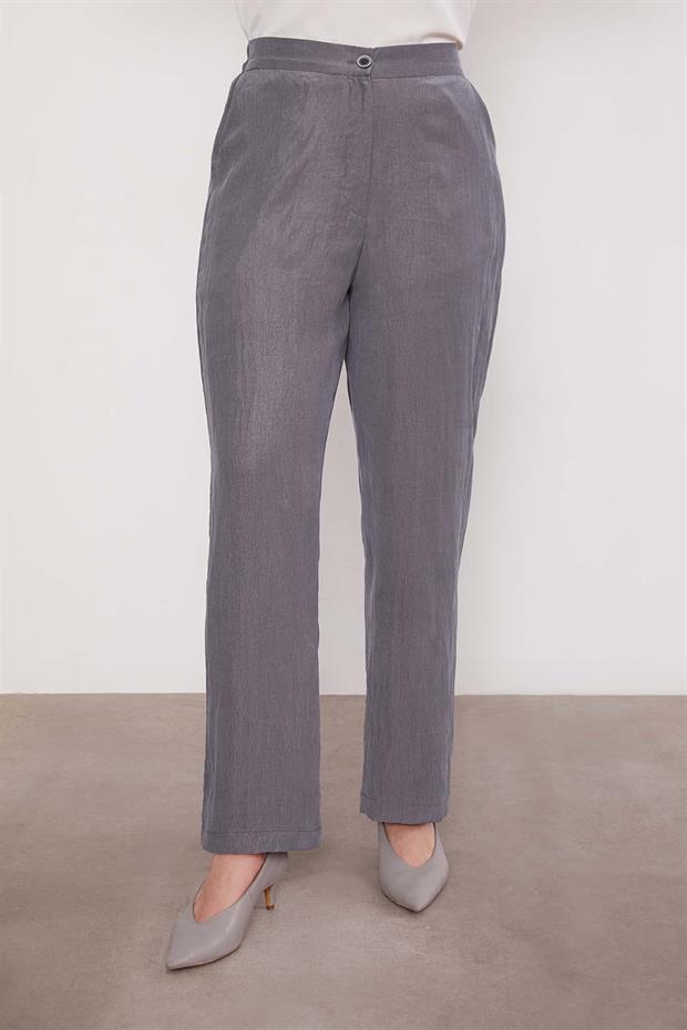 Gri İşleme Omuz Detaylı Cupra İkili Takım