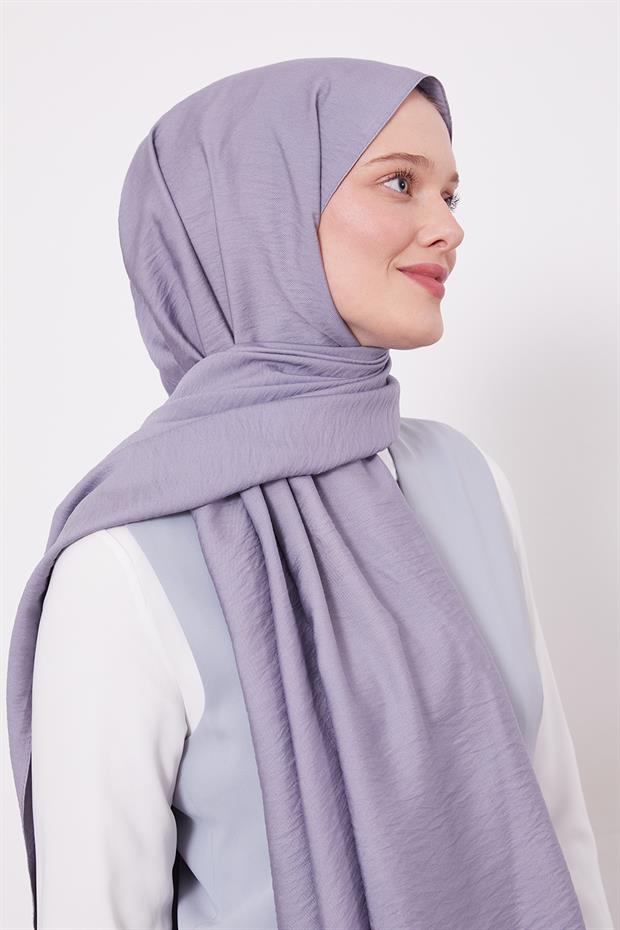 Gri Leola Düz Şal