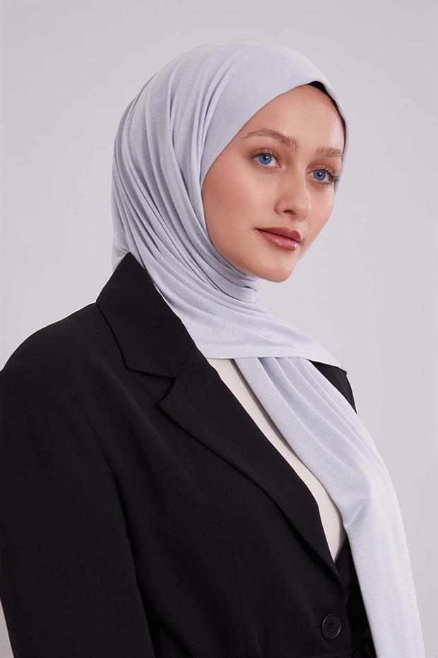 Gri Modal Penye Şal