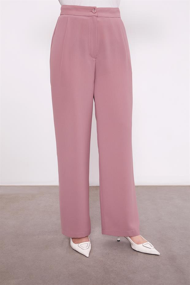 Gül Asimetrik Yelekli İkili Takım