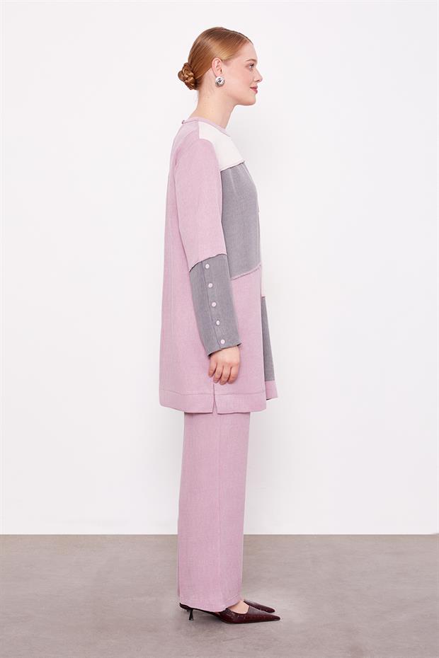 Gül Çift Renkli İkili Takım