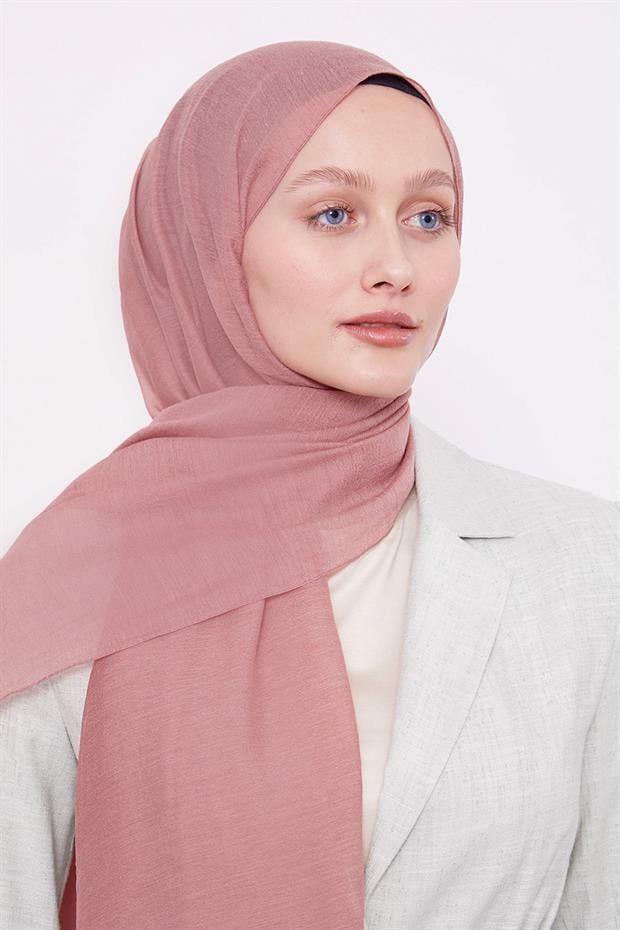 Gül Kurusu Arlyn Düz Şal