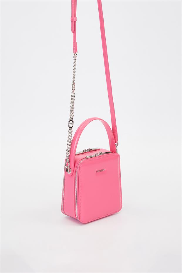 Gül Kurusu Dikdörtgen Model Omuz Çantası