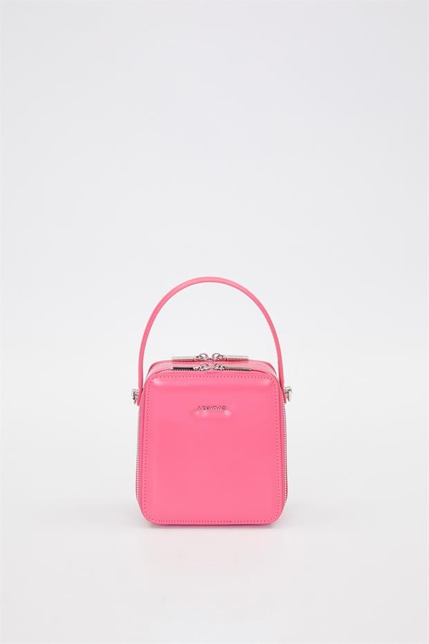 Gül Kurusu Dikdörtgen Model Omuz Çantası