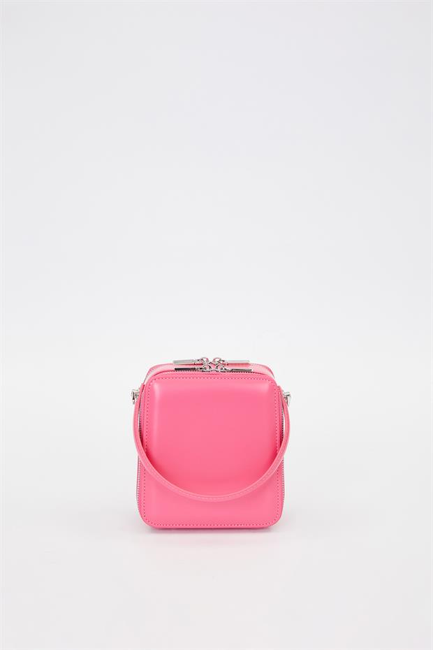 Gül Kurusu Dikdörtgen Model Omuz Çantası