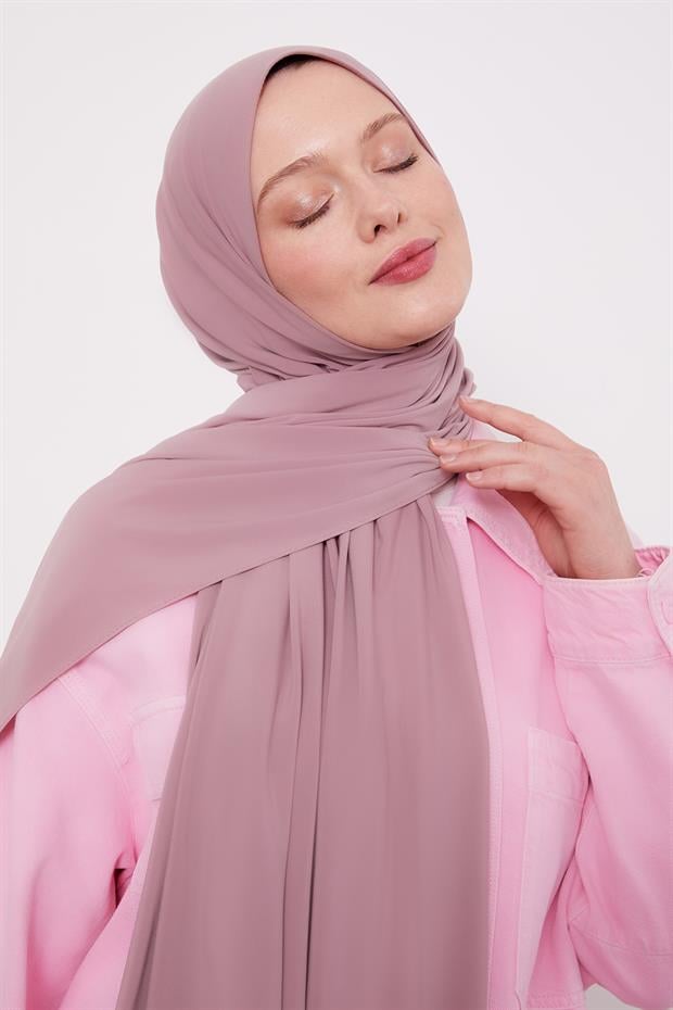 Gül Kurusu Düz Sandy Şal