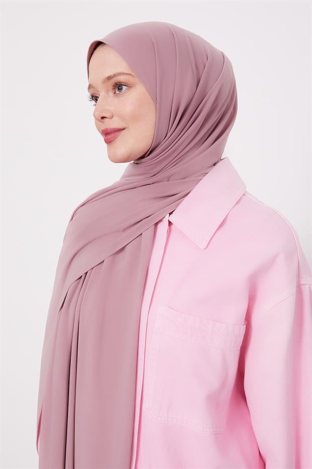 Gül Kurusu Düz Sandy Şal