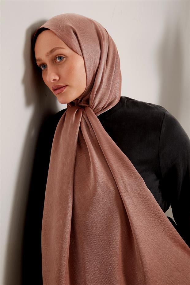 Gül Kurusu Kristal Abiye Şal