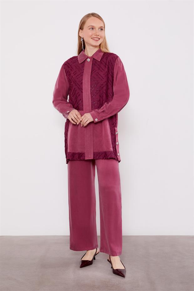 Gül Kurusu Sim Detaylı Cupra İkili Takım